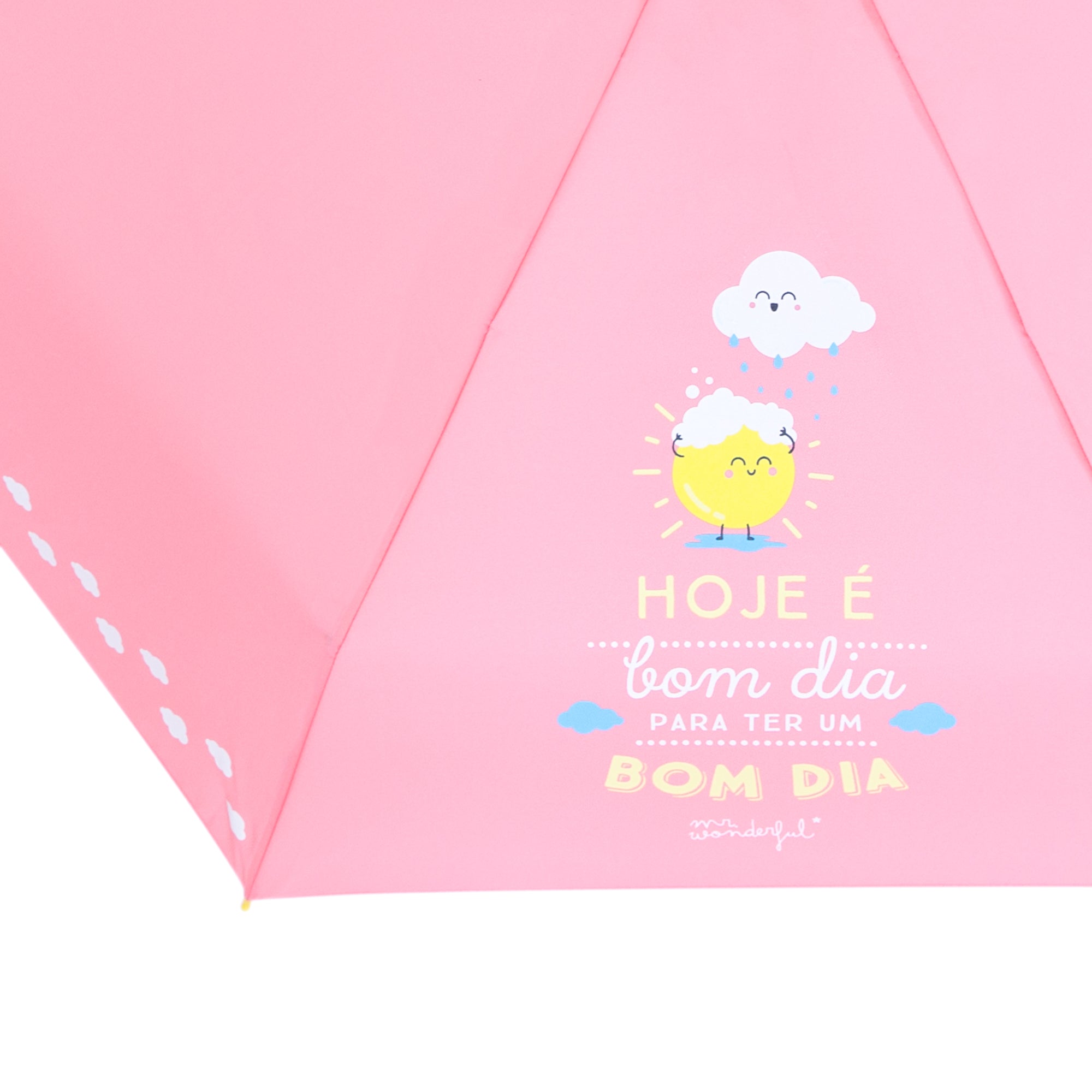 Guarda-chuva Pequeno - Hoje é bom dia para ter um bom dia