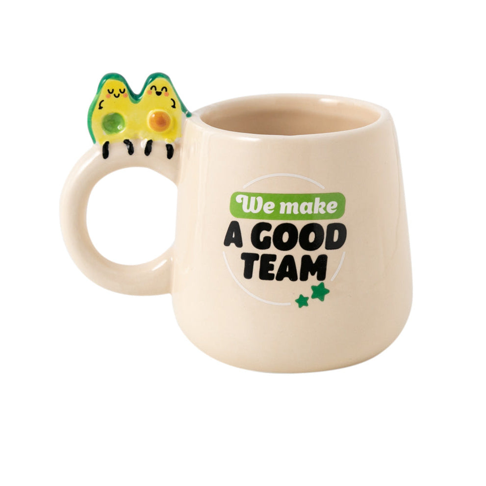 Taza Mr. Wonderful con aguacates en 3D