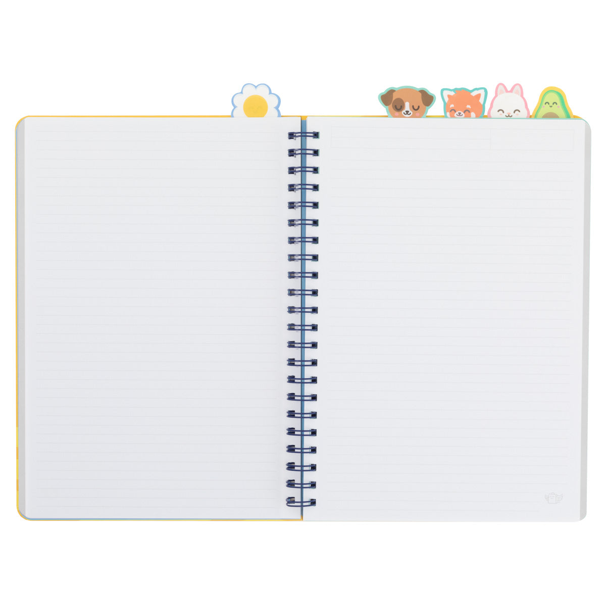 Caderno A4 com separadores com aba - Para grandes metas, grandes planos.