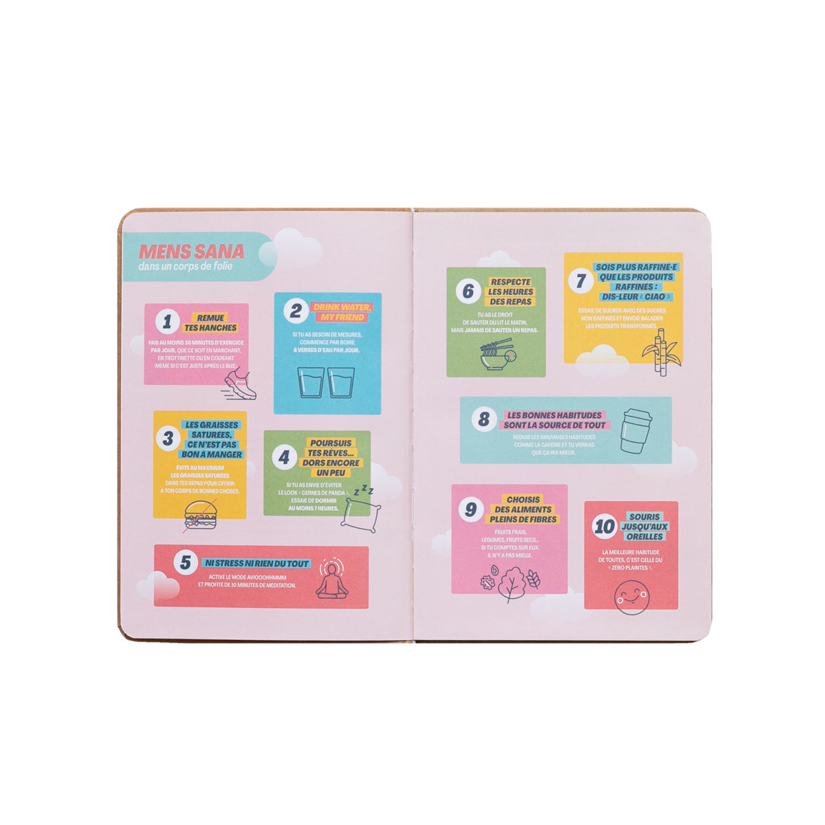 Planification de vie saine - Je vais bien prendre soin de moi 