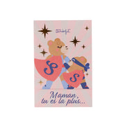 Carte - Maman, tu es la plus mère-veilleuse