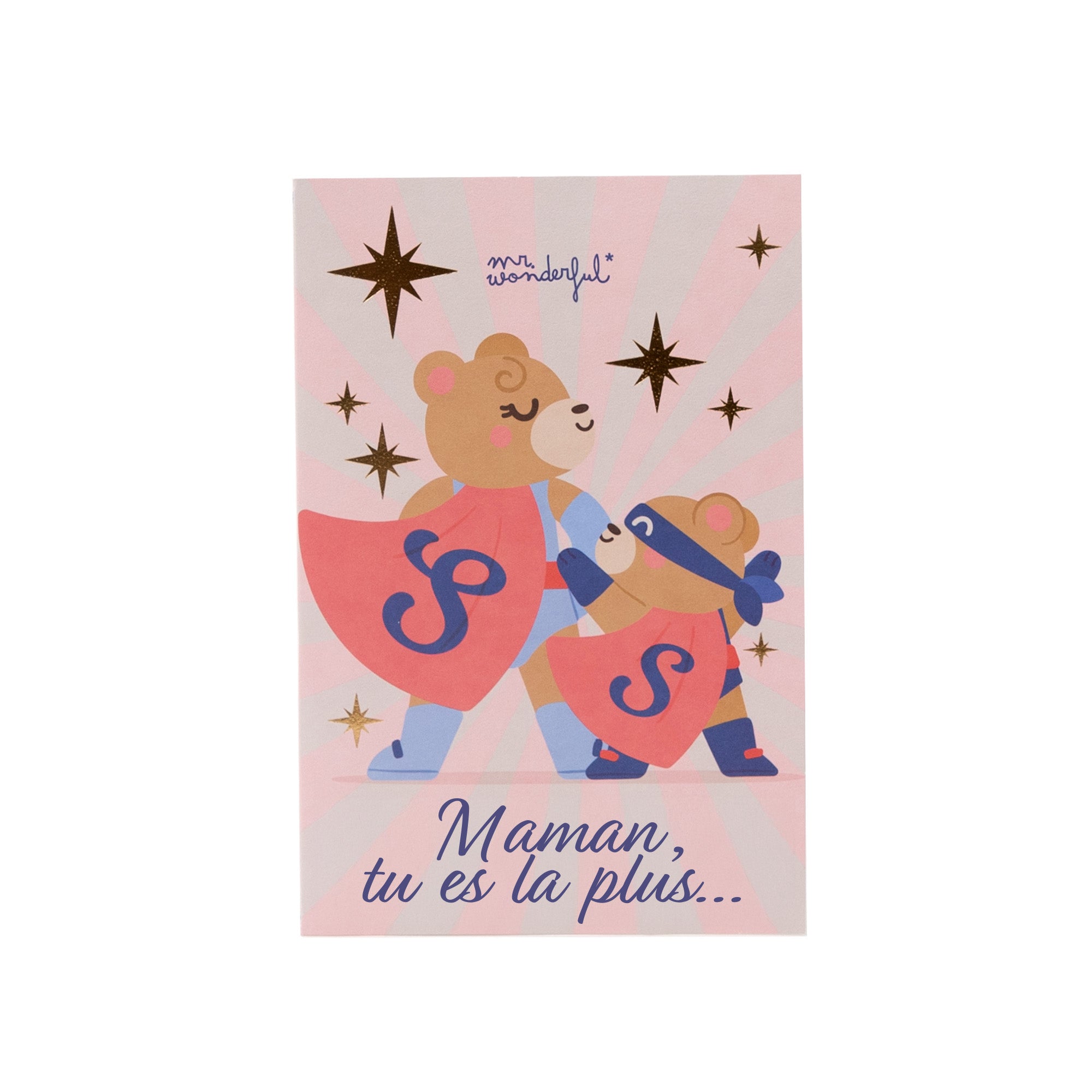 Carte - Maman, tu es la plus mère-veilleuse