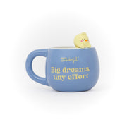 Taza 3D Lazy Pollito- Big dreams, tiny effort | Mr.Wonderful