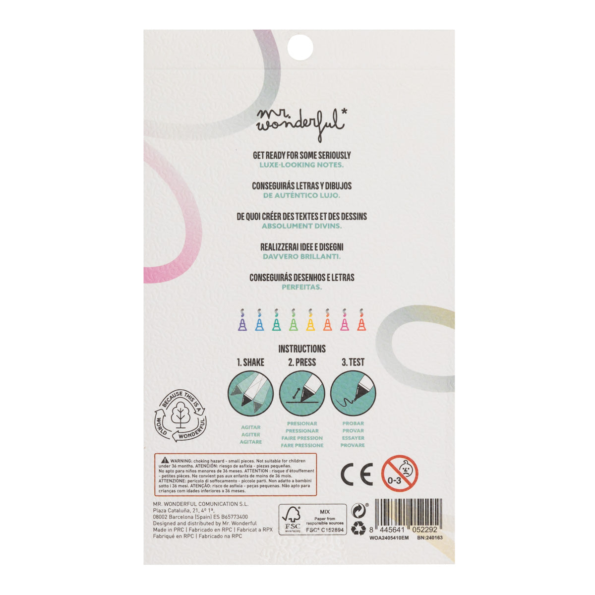 Metallic markers to add shine to any project.