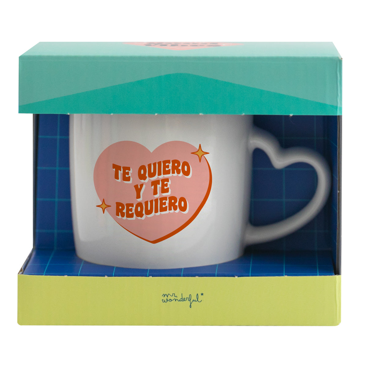 Taza blanca - Te quiero y te requiero