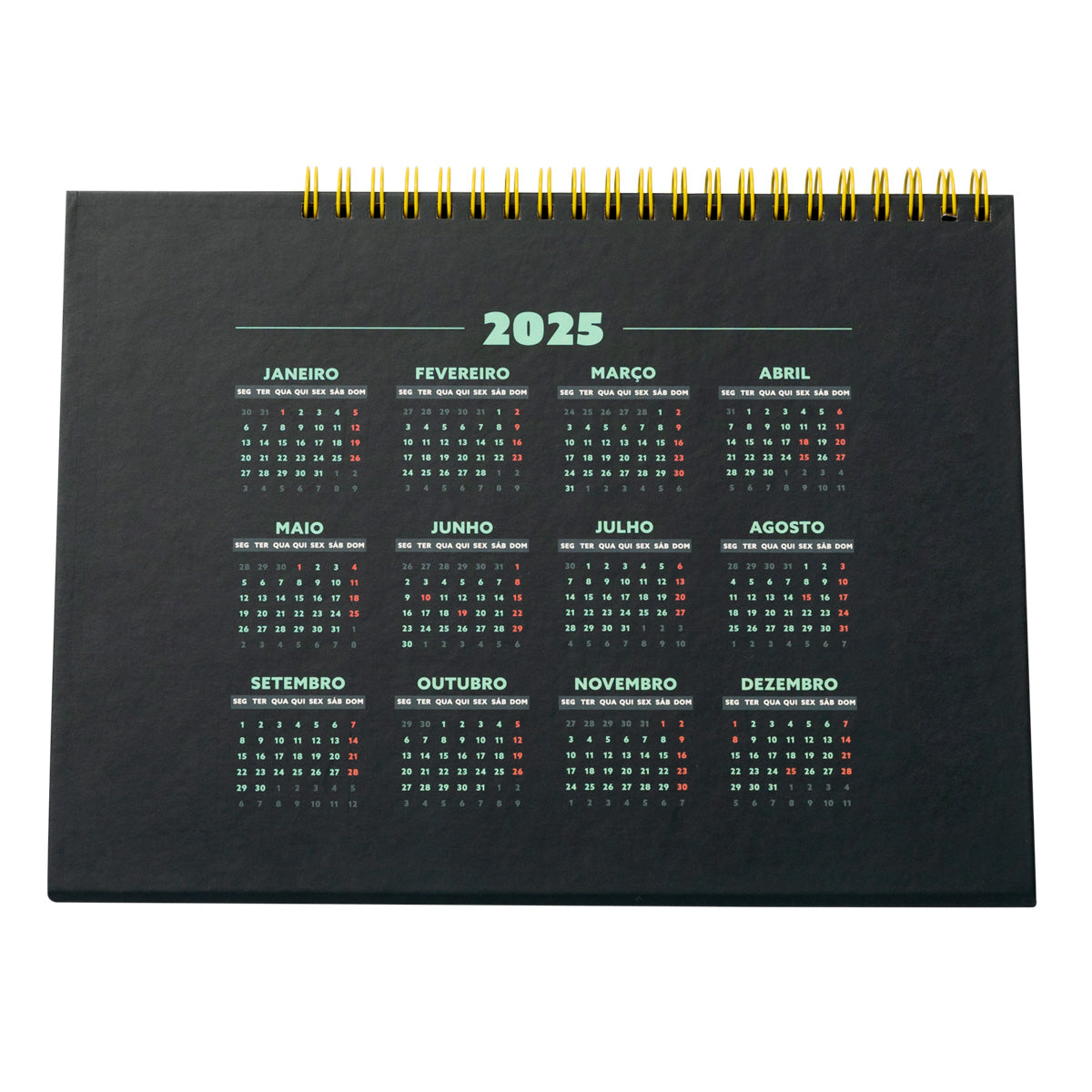 Calendrier de bureau 2025 - Ready pour une année exceptionnelle