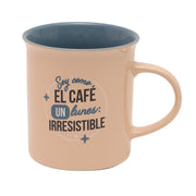 Taza con frase Mr. Wonderful - Soy como el café un lunes: irresistible