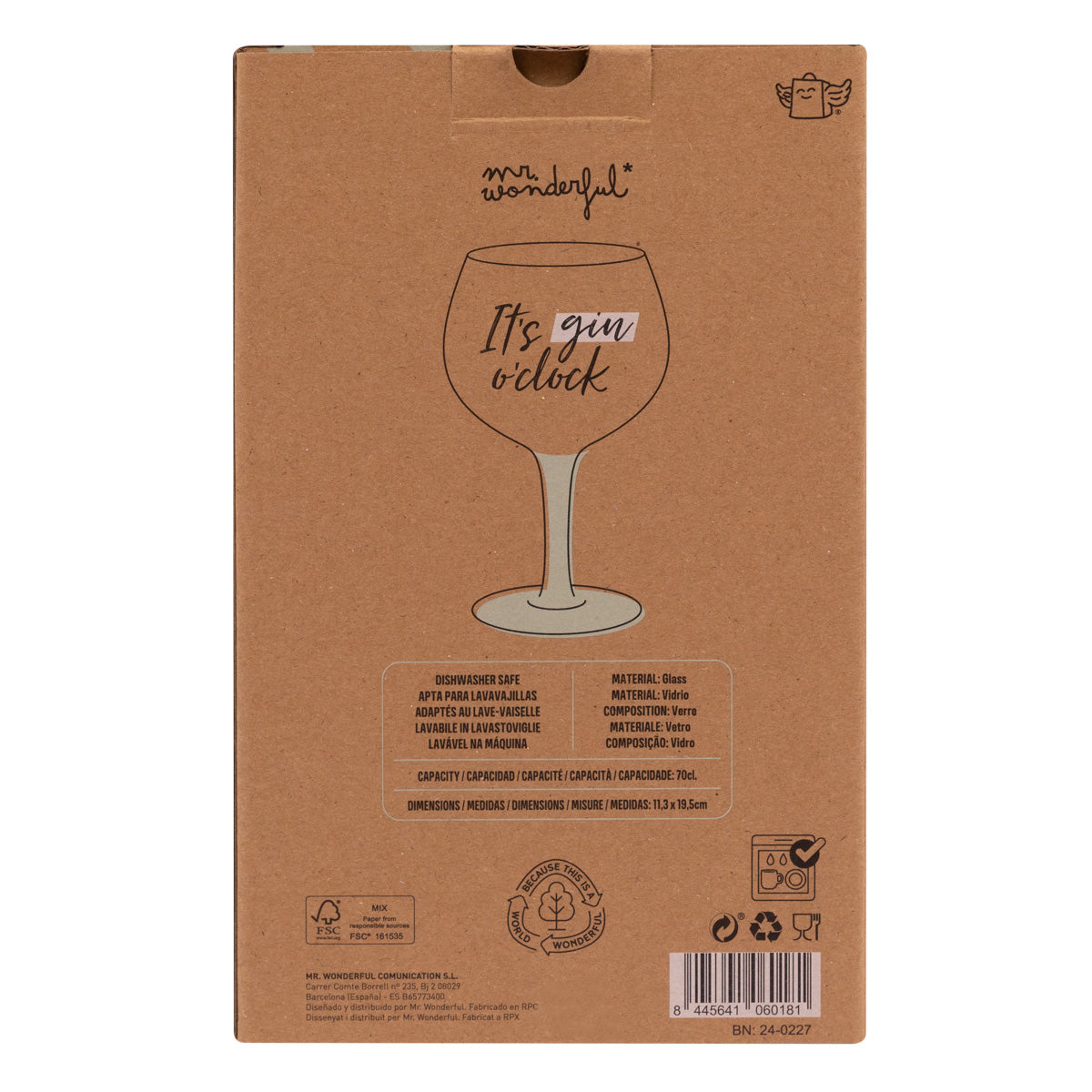 Balloon glass - It’s gin o’clock