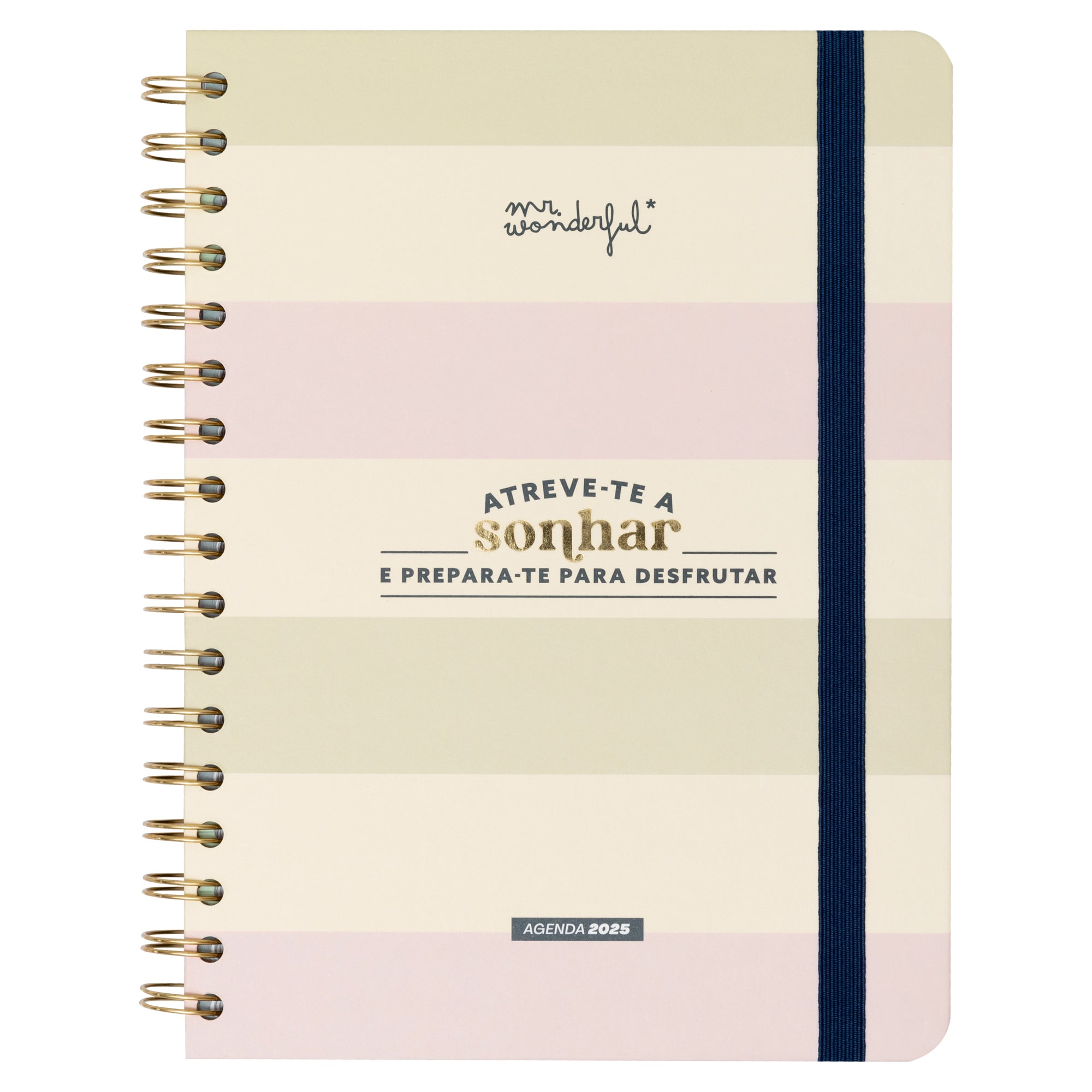 Agenda Office 2025 Semanal - Atreve-te a sonhar e prepara-te para desfrutar.