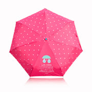 Paraguas pequeño plegable con frase en español Mr. Wonderful - Los días lluviosos pueden ser maravillosos