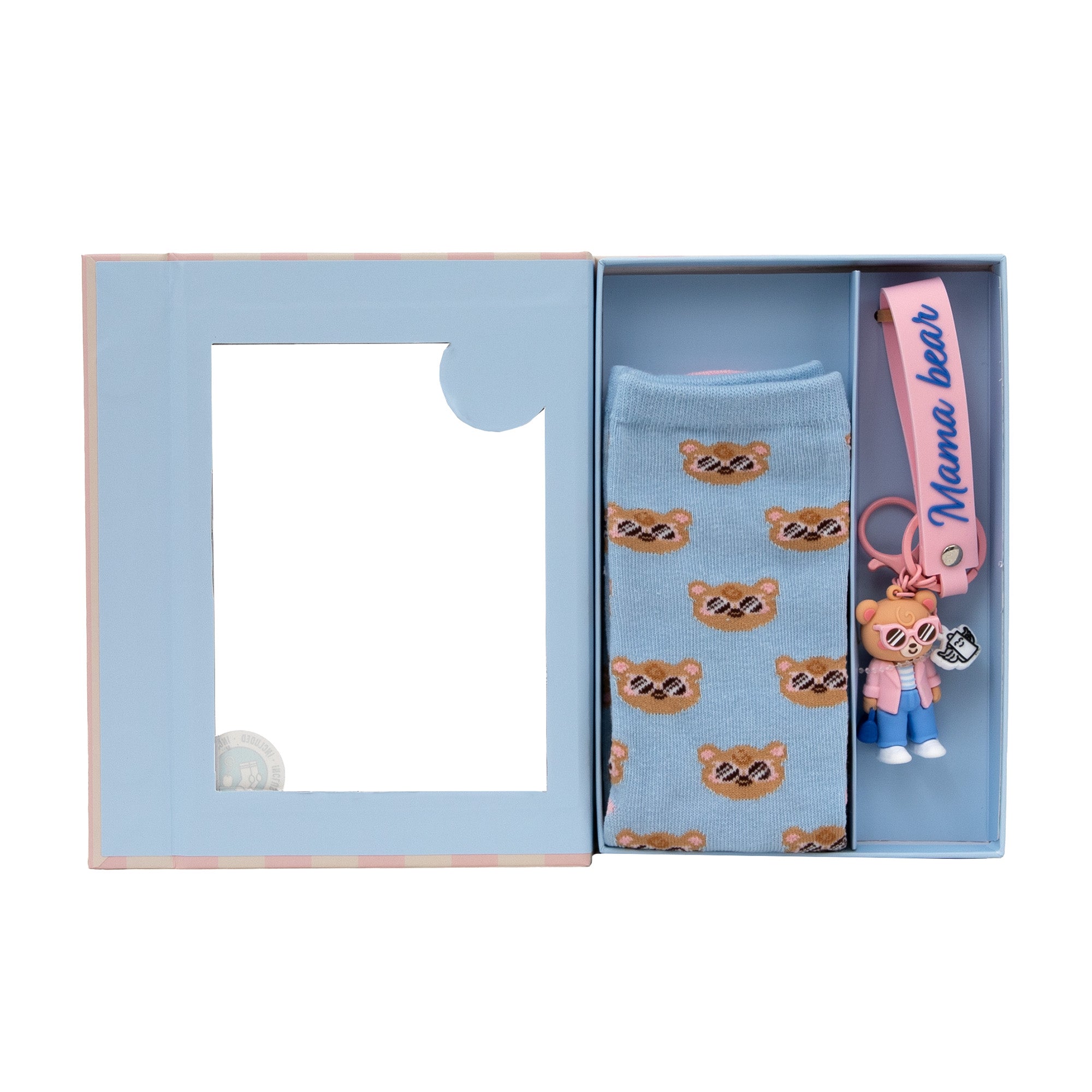Set de regalo Calcetines +llavero: Mamá oso