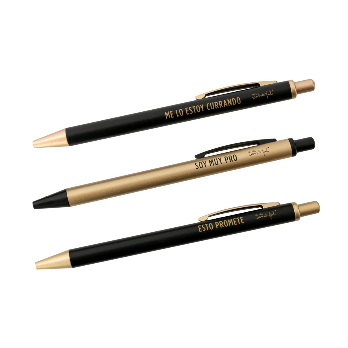 Set de escritura Black&Gold - Todo lo que hago ant