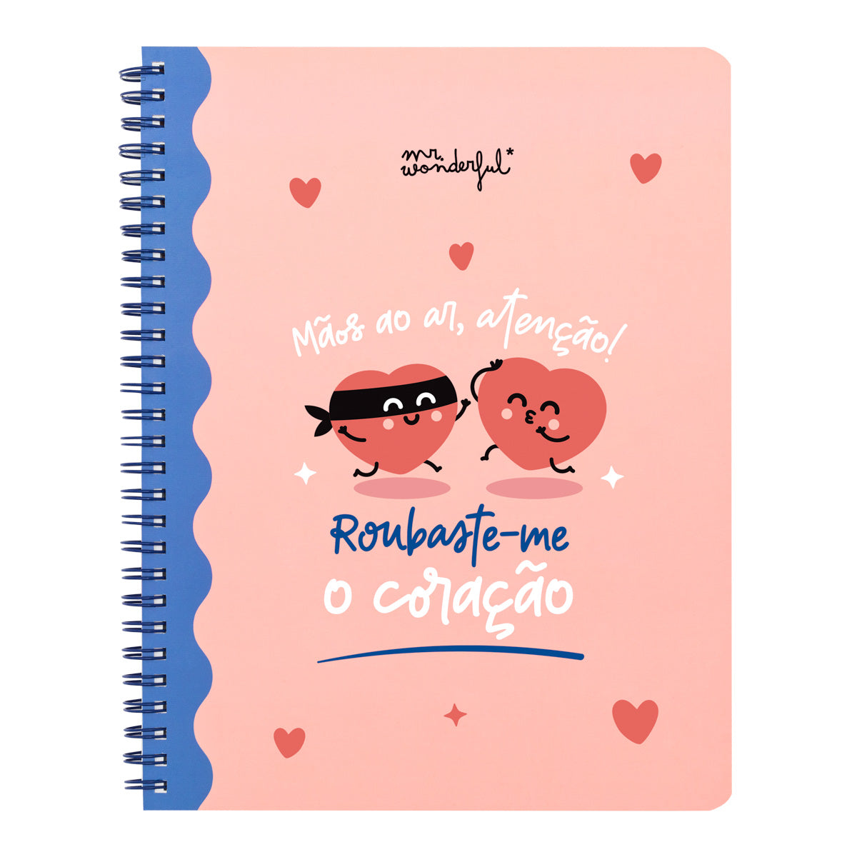 Caderno A5 - Mãos ao ar, atenção! Roubaste-me o coração