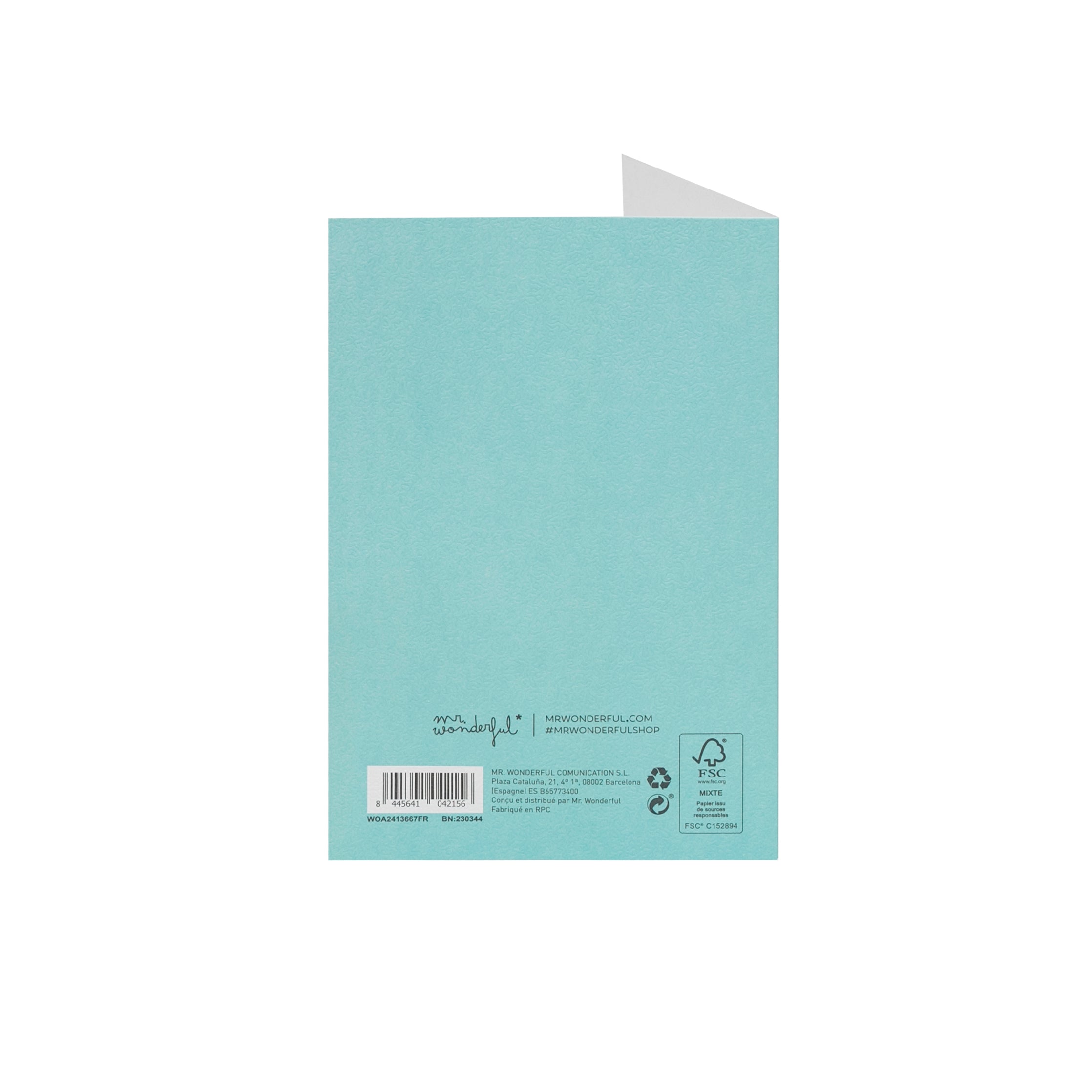 Carte avec porteclés - Je t’aime à l’infini et au-delà, car tu es le meilleur papa