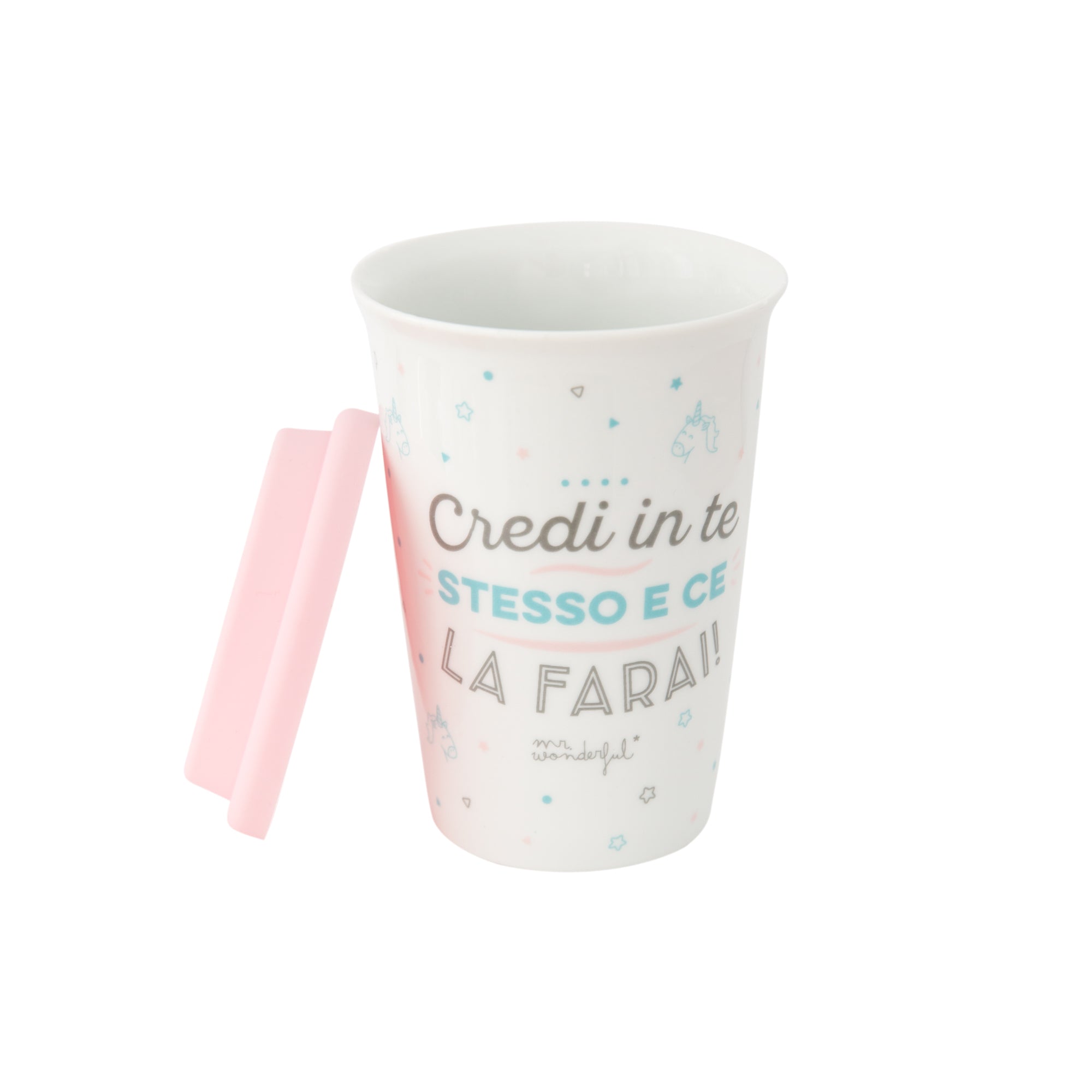 Tazza take away -Credi in te stesso e ce la farai!