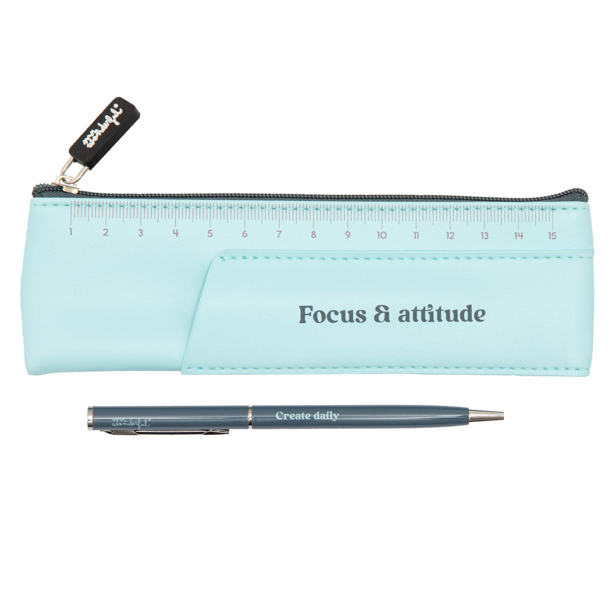 Writing set blue - Focus & attitude