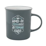Caneca com mensagem de amor Mr. Wonderful  - Amo-te mesmo antes de tomar café