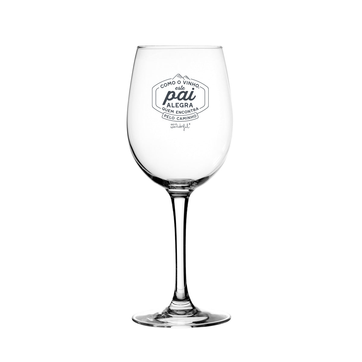 Copo de vinho - Como o vinho, este país fica feliz que você encontre seu caminho 