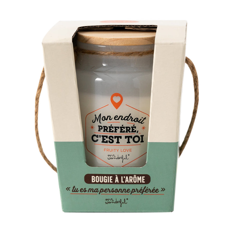 Bougie - Mon endroit préféré, c'est toi 