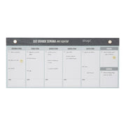 Organizador semanal estreito - Que grande semana me espera