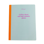 Libreta A5 Mr. Wonderful para mujeres - Coffee shots and last-minute plans