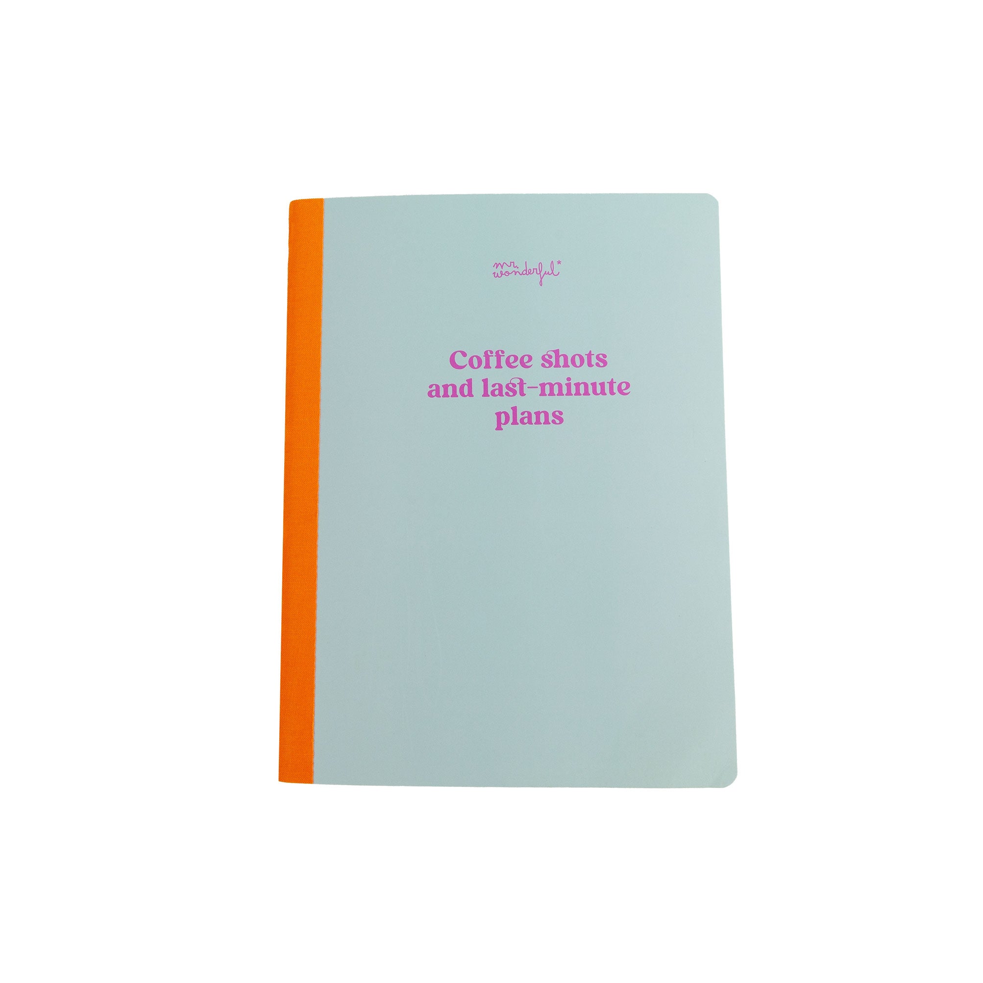 Libreta A5- Coffee shots and last-minute plans