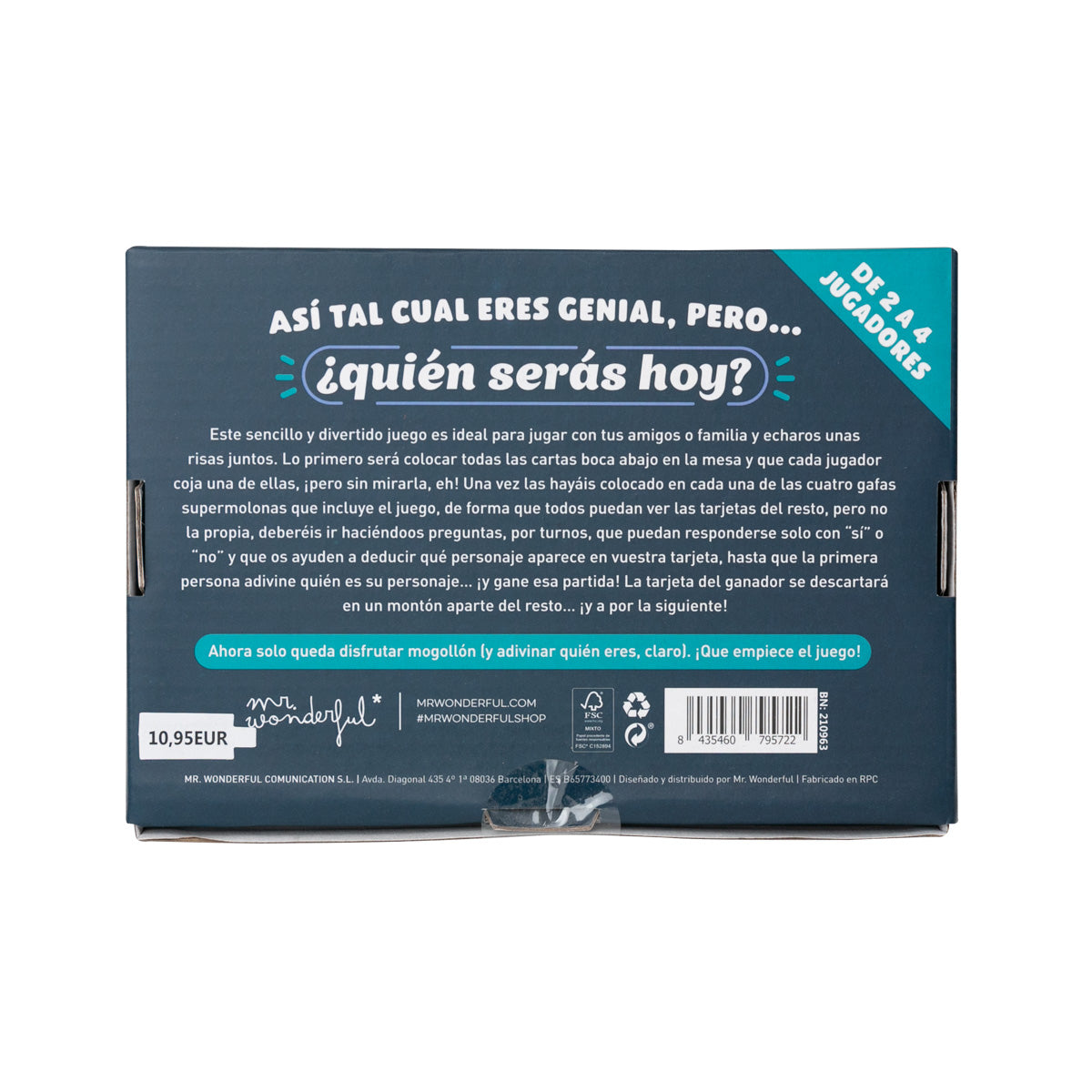Juego de cartas - ¿Quién soy?