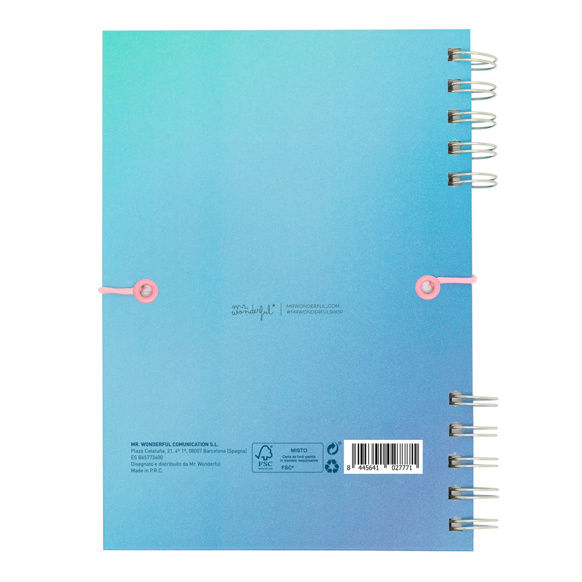 Quaderno A5 blu - Tutti gli obiettivi che raggiungerò