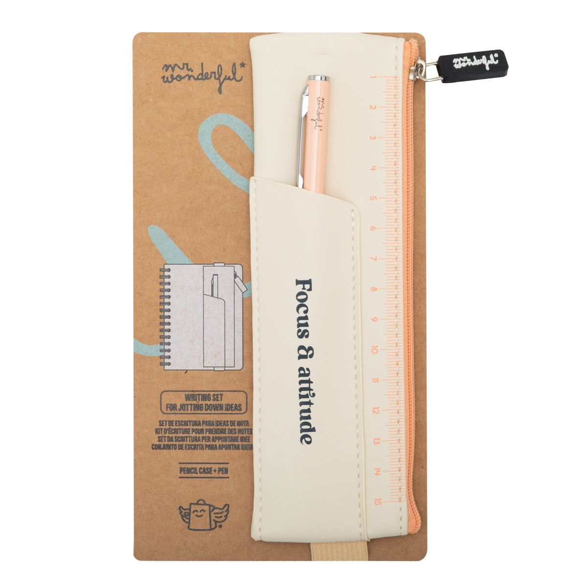 Coffret d'écriture beige - Focus &amp; attitude 