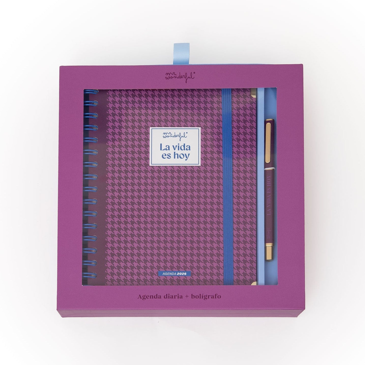 Set de Agenda Office 2026 Diaria + boli - La vida es hoy | Mr.Wonderful