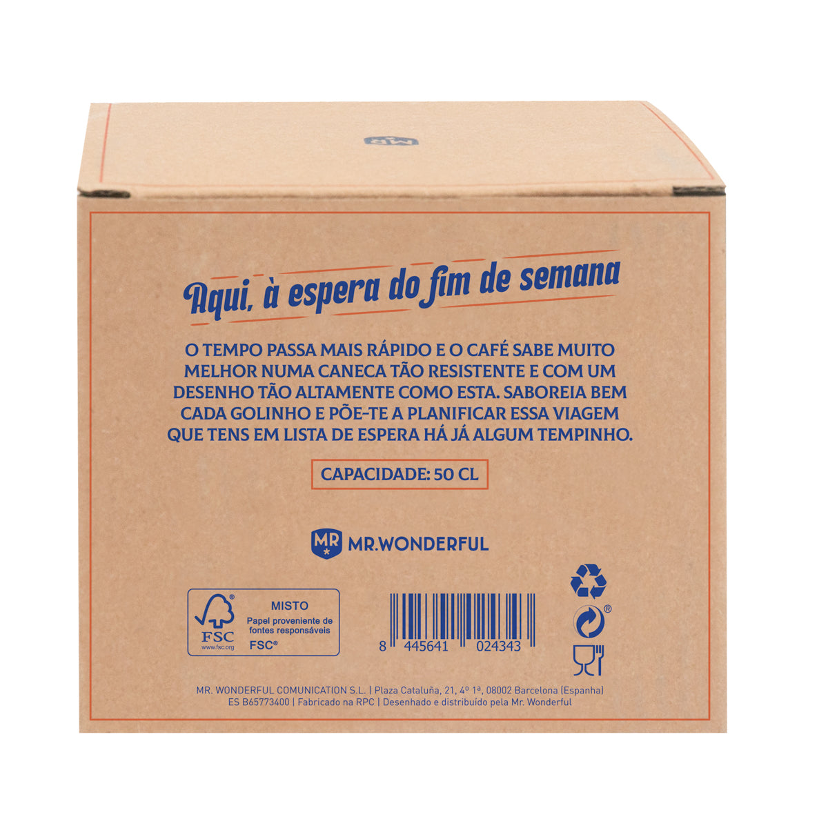 Caneca metálica - Preciso de um café... e que seja sexta outra vez