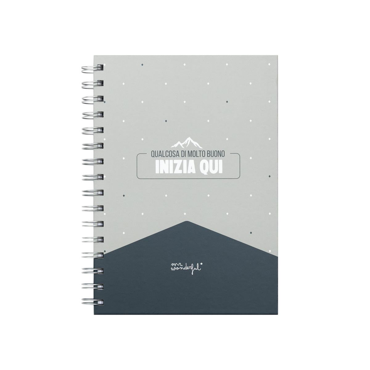 Quaderno A5 - Qualcosa di molto buono inizia qui