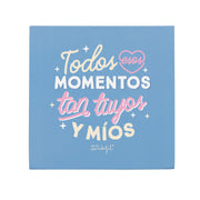 Caja con álbum de fotos - Todos esos momentos tan tuyos y míos