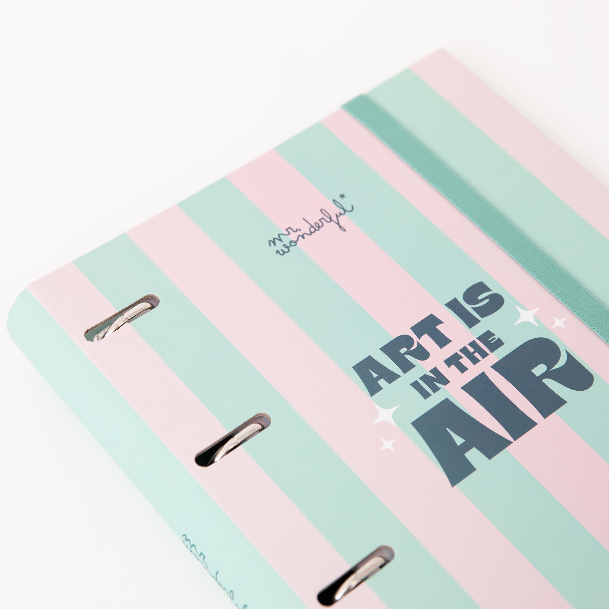 Carpeta 4 anillas y folios cuadrados - Art is in the air