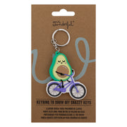Llavero Aguacate Mr Wonderful - Avocado on a bike
