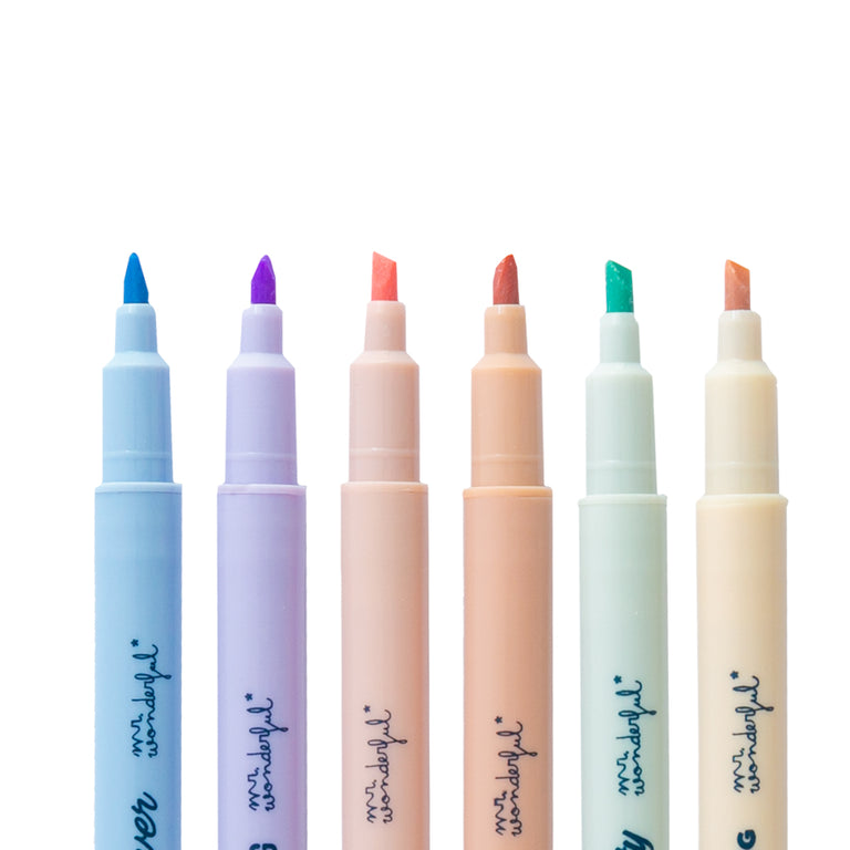 Règle 30 Cm Mr. Wonderful - Message Positif Et Créatif, En Plastique Coloré