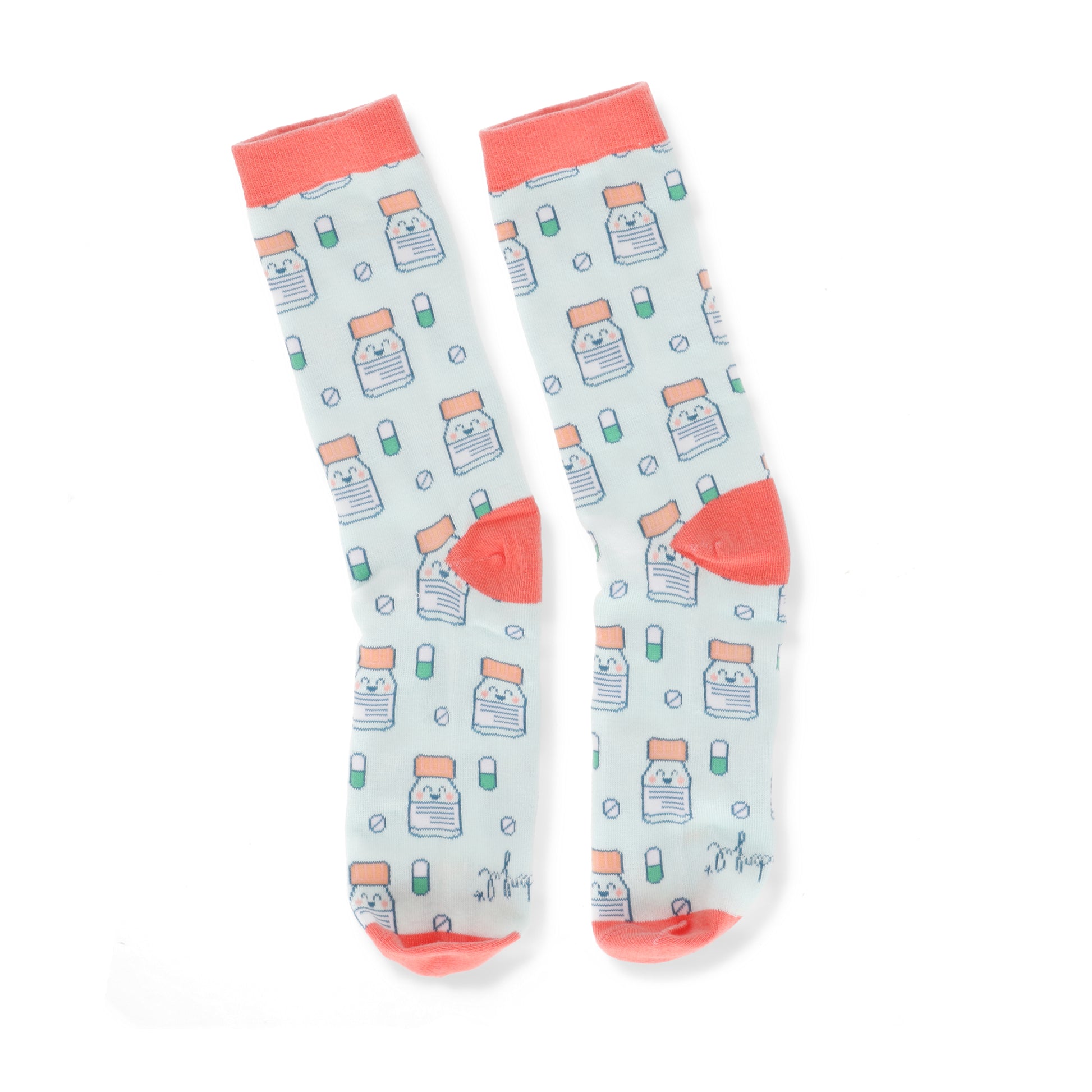 Calcetines para enfermeras y personal sanitario Talla 36-40 - Bote de medicamentos