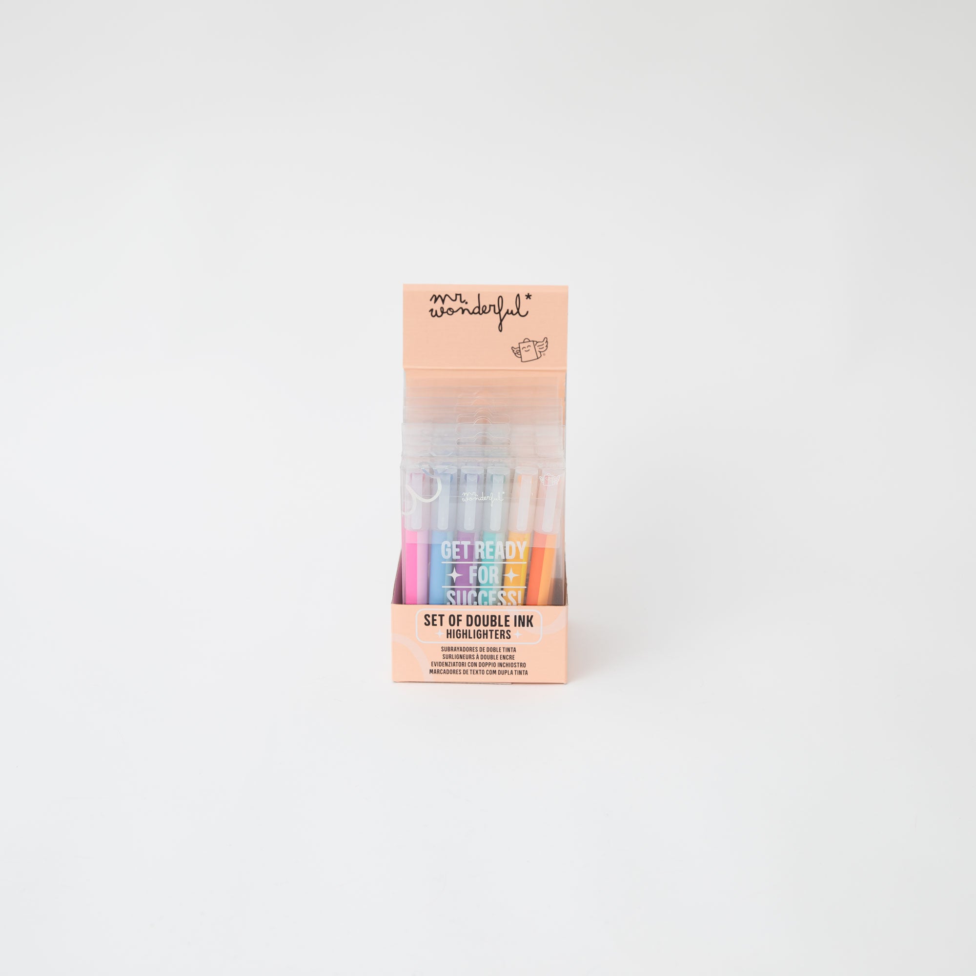 Conjunto de marcadores de tinta dupla – Para ideias que brilham com luz própria