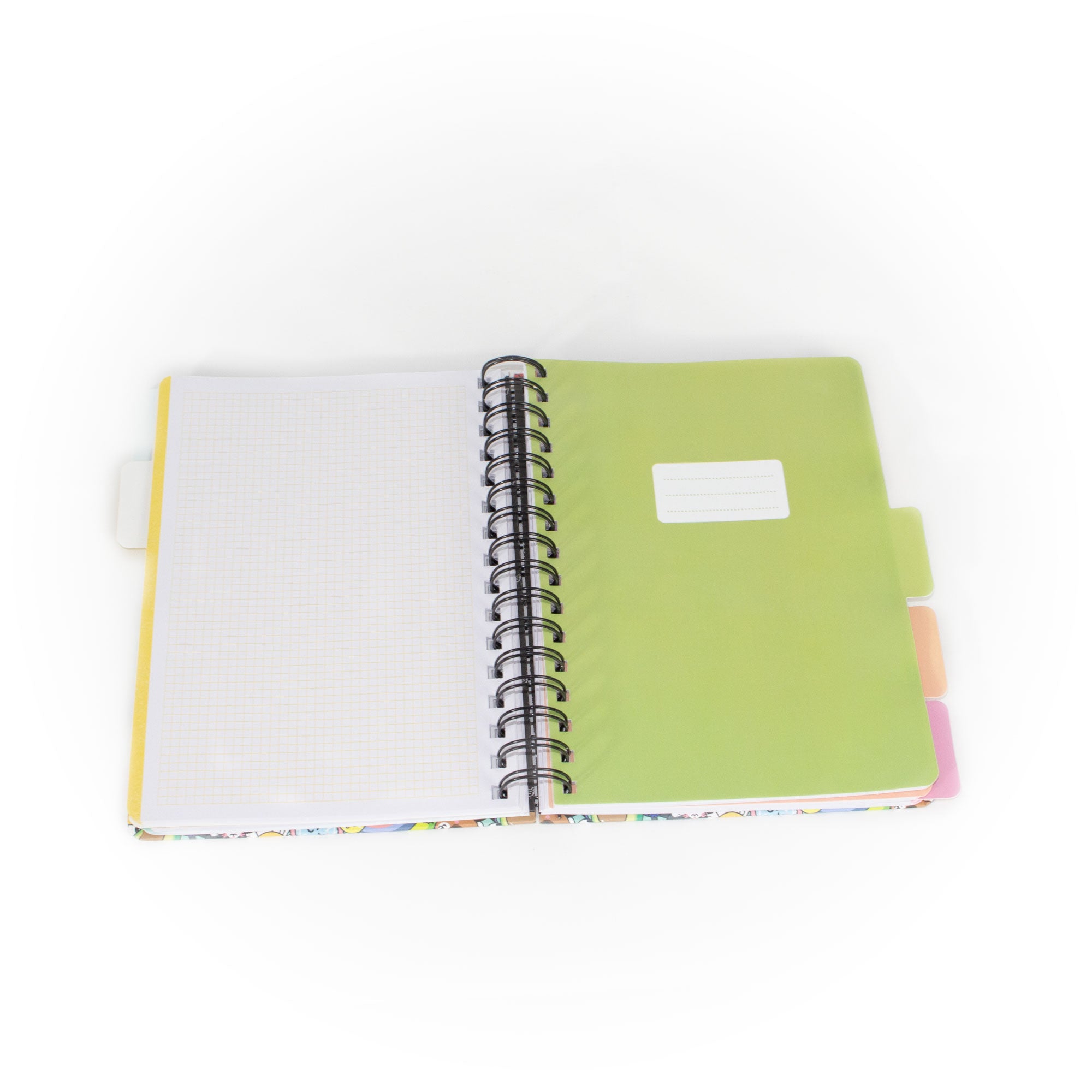 Libreta A5 con espiral - Wonder characters