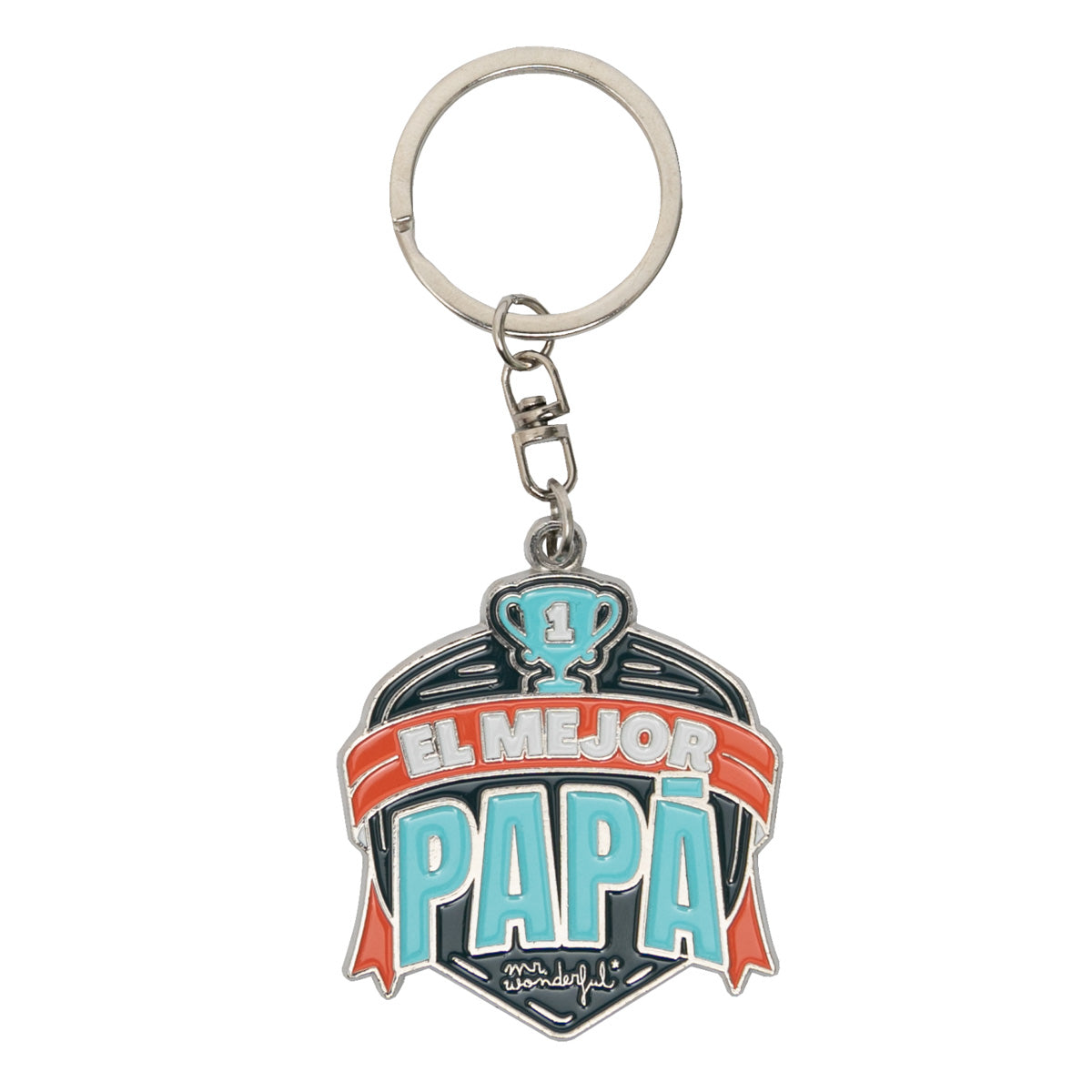 Postal con llavero - Te quiero hasta el infinito y más allá, porque eres el mejor papá