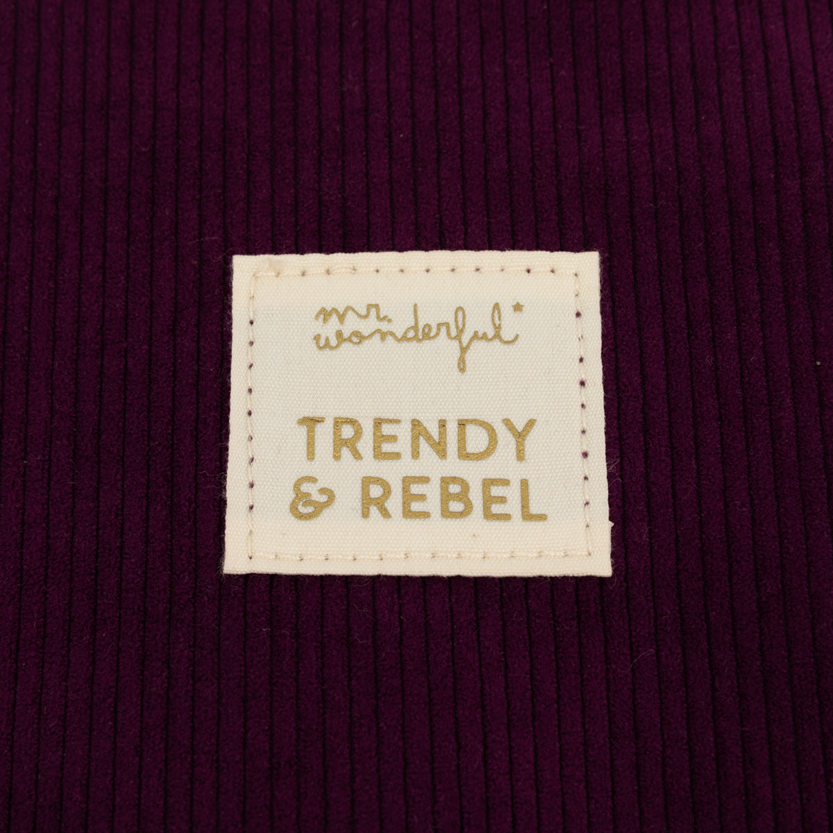 Wristlet corduroy purple - Trendy & rebel.