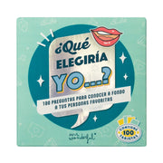 Juego de cartas para amigos y familiares Mr. Wonderful - ¿Qué elegiría yo...?