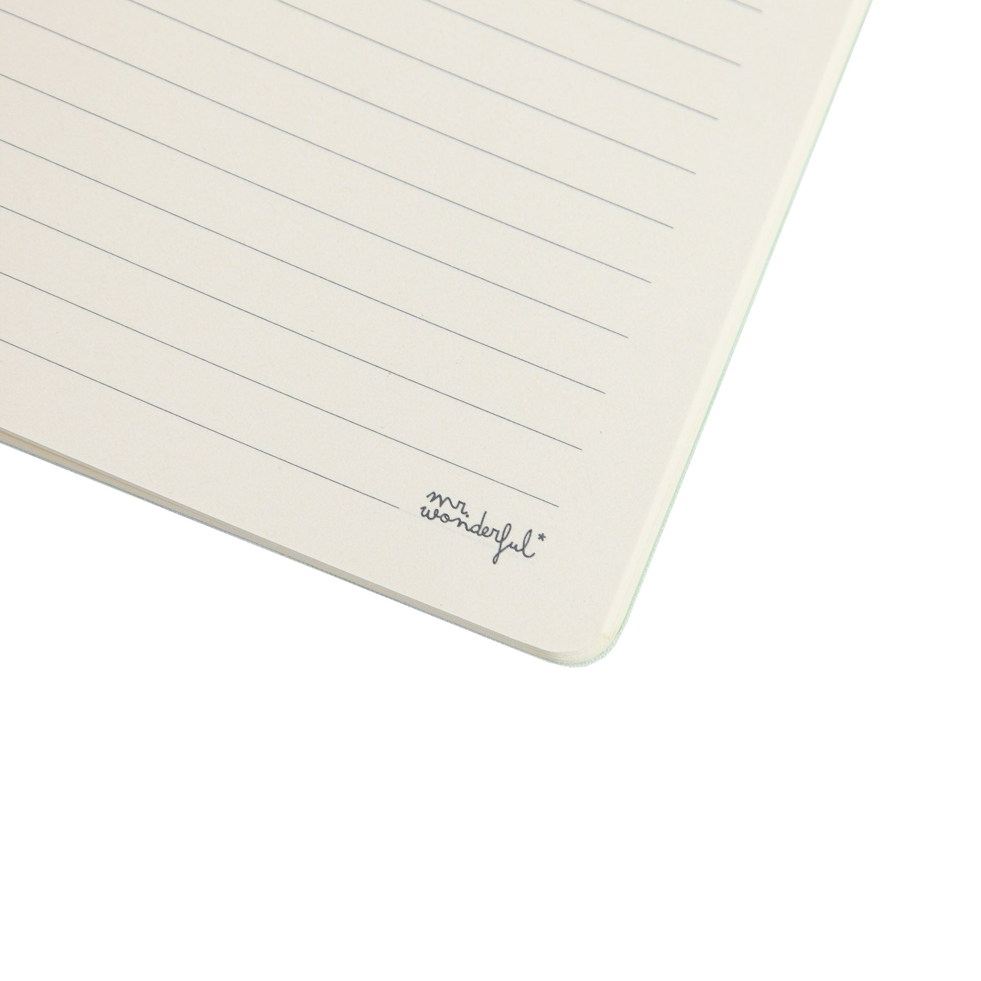 Libreta A5 - Blue and orange stripes