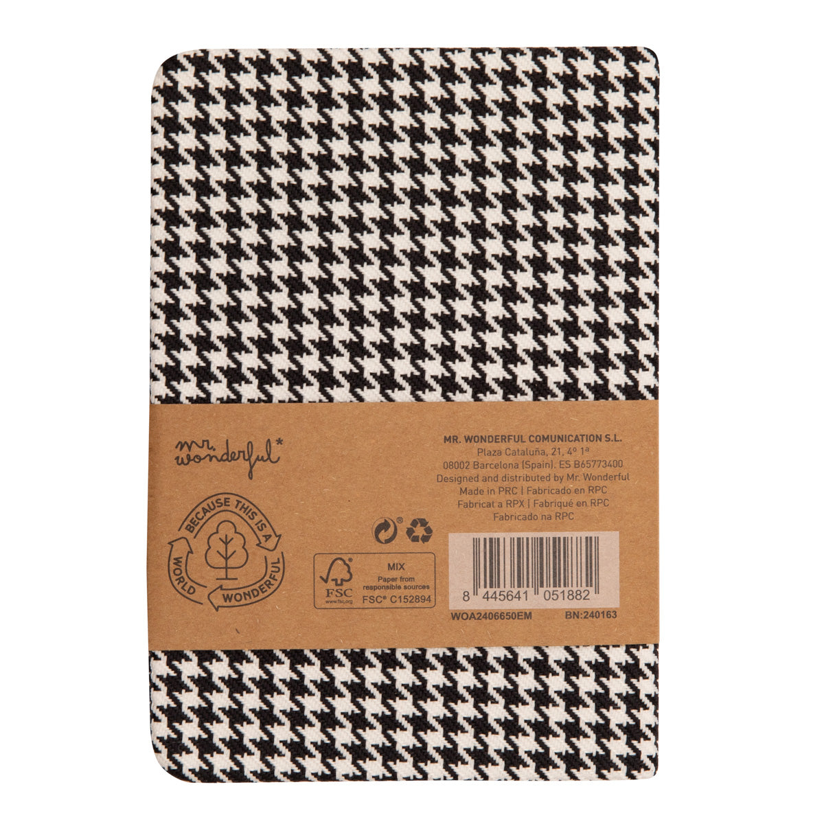 A6 notebook fabric - These are a few of my favourite things.