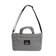 Bolso pequeño pata de gallo con frase Mr. Wonderful para mujeres - Wonderful & iconic