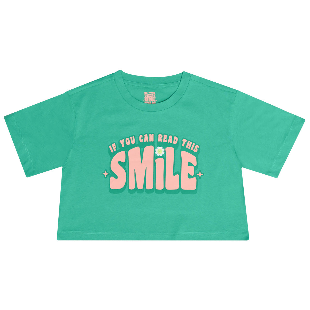 Camiseta com manga curta SM - Se você consegue ler isso, sorria