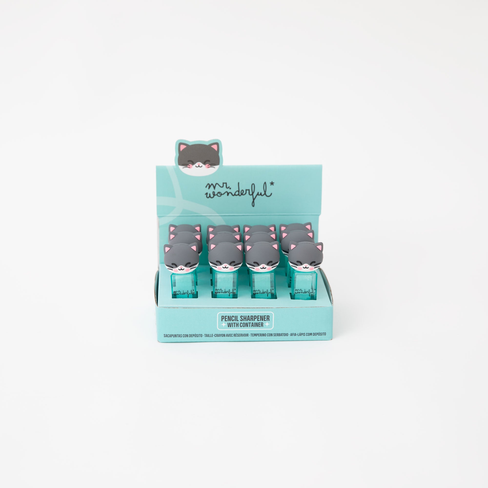 Sacapuntas de Gatito con depósito - Cat