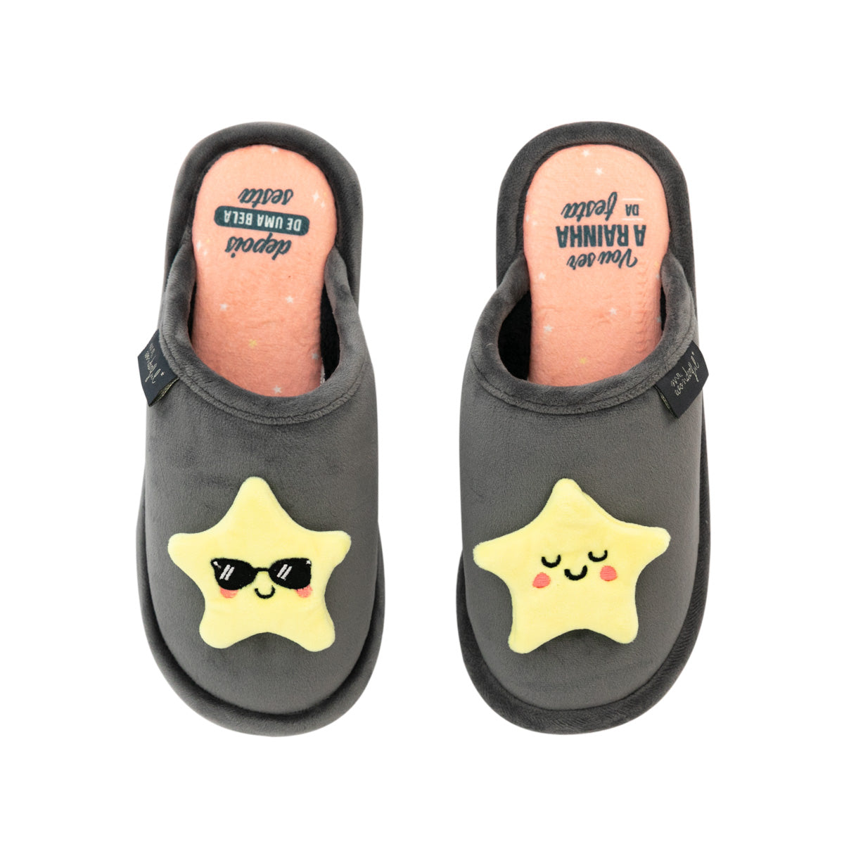 Pantufas T 33-35 - Vou ser a rainha da festa