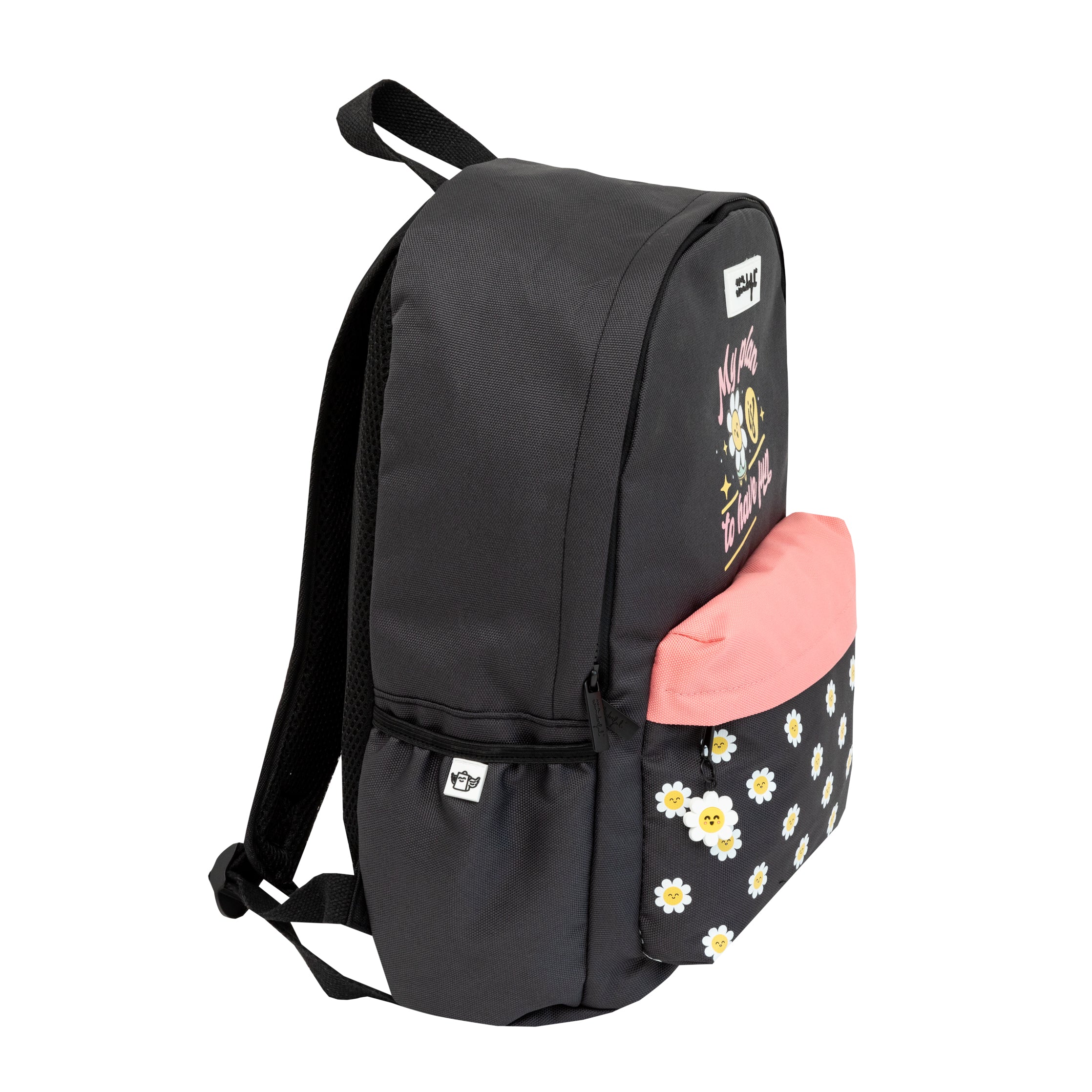 Backpack Wonder Daisy grey - My plan is to have fun