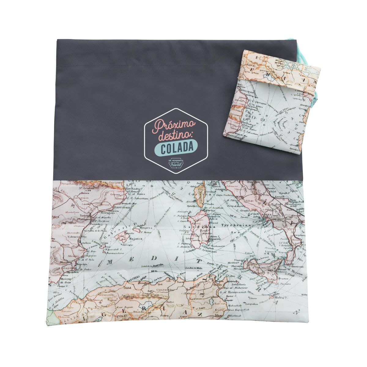 Bolsa plegable de viaje para la ropa sucia - Próximo destino: colada